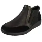Ladies Rieker Fleece Lined Dual Zipped Ankle Boots -N1152