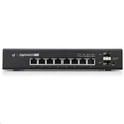 Ubiquiti EdgeSwitch ES-8-150W 8-Port Gigabit Managed PoE+ Switch with 8 x PoE/PoE+ (Max 150W) and 2 x SFP, Passive 24V & 802.3af/at, [ES-8-150W]