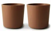 Mushie: Dinnerware Cup - Caramel (Set of 2)