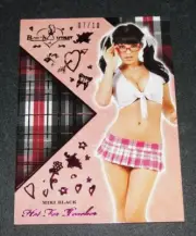 2018 Benchwarmer MIKI BLACK Hot For Teacher #57 Pink/10 Playboy TRASHY Lingerie