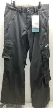 Burton Women Stow Cargo Snowboard Snow Ski Pant Large Black NEW