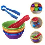 2 Sets Kids Educational Toy Color Sorting Game Toddler Child