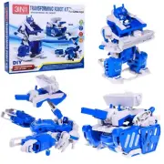 3 IN 1 SOLAR POWERED TRANSFORMING ROBOT
