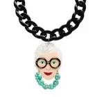 BNIB ERSTWILDER X IRIS APFEL IRIS THE STYLE ICON NECKLACE