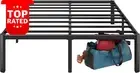 Van Single Bed Frame 40Cm Metal Base Steel Slat Mattress Support Bedroom Furnitu