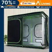 Grow Tent Light Kit 240x120x200CM 2000W LED 6 Inch Vent Fan Full Spectrum 0-6IN