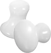 DEARMAMY 2Pcs White Jade Scraping Massaging Tool for Facial Body Smooth Guasha Massage Board for Natural Skin Nourishment and Relaxation
