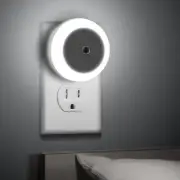 2Pack Night Light Plug In, Auto Dusk to Dawn Sensor, Indoor Kid Baby Sensor Nigh