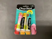 Chapstick I Love Summer Lip Balm Sweet Watermelon Peaches & Cream Pink Lemonade