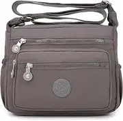 [Pealwel] Women Shoulder Handbag Roomy Multiple Pockets Bag Ladies Crossbody Purse Tote Top Handle Satchel