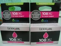 在飛比找Yahoo!奇摩拍賣優惠-☆呈運☆Lexmark 108XL原廠高容量紅Pro208/