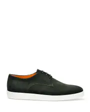 Santoni Men's Atlantis Lace Up Plain Toe Dress Shoes