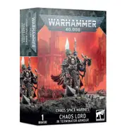 Warhammer 40K: Chaos Space Marines Chaos Sorcerer/Lord In Terminator Armour