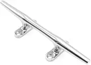 NUZAMAS 10 inch Boat Cleat, 316 Stainless Steel Open Base Boat Cleat, Dock Rope Cleat Boat Yacht Kaya Mooring Accessories