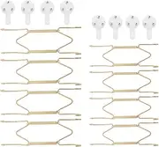 SUPVOX 8PCS Invisible Plate Hangers Durable Wall Hooks for Kitchenware Display Easy Setup Utensil Hanging Rack for Home and Office Decor Secure Weight Support