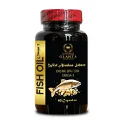Alaskan Salmon Fish Oil Omega-3 – High EPA DHA, Sustainably Harvested - 1Bot