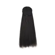 Afro Straight Synthetic Hair Drawstring Ponytail Clip In Hair Extensions Puff Ponytail for Women