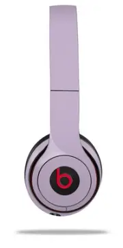 Skin Wrap for Beats Solo Wireless 2 3 4 Solids Lavender SKIN ONLY
