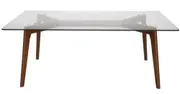 Stad Rectangular Coffee Table - Walnut