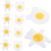 Abaodam 10pcs Stress Fidget Egg for Fun Decompression Plaything Party Favors for Soft Poached Eggs Safe Lightweight for Play