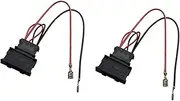 MeiKeL Fit for Volkswagen VW Passat Golf Polo Seat Radio Stereo CD Player Speaker Wire Harness Adapter Plugs (Color Name : 1 Pair)