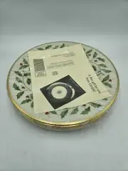 New Set of 4 LENOX Holly Berry Holiday Dinner Plate Bone China 10.5”