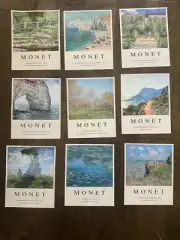 Claude Monet Canvas Prints. 8X10 Inch Size. Set Of 9. FREE SHIPPING