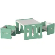 3PCS Kids Table and Chairs Set HDPE