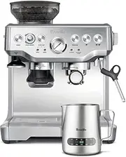 [Breville] the Barista Express Espresso Machine with Milk Jug Thermal, Coffee Machine with Grinder & Milk Frother, Cappuccino & Latte Machine for Home, ‎BES875BSS, Brushed Stainless Steel