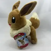 Pokémon 8" Eevee Plush - Officially Licensed - Quality & Soft Stuffed Animal Toy