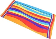 SUPVOX Summer Beach Towel Quick Drying Lightweight Microfiber Bath Towel for Outdoor Travel Stylish Design for Men and Women for Pool Beach and Bath Use