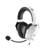 Razer BlackShark V2 Gaming Headset in White Color Microphone Headphones