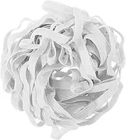 10M White 6mm Flat Elastic Band - Elastic Cord for Sewing - Crafting and Projects Versatile Elastic String for Clothing and Accessories
