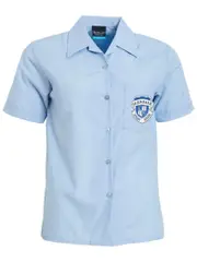 Snr SS Sky Blouse With Emb