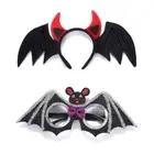 Halloween Make-up Headband/Bat Mask for Girls Festival Party Trick Headwear Prop