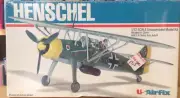USAirFix 1:72 WWII Henschel Hs126 Vintage Model Airplane Kit No. 30060, Sealed