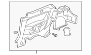 Genuine Honda Lower Quarter Trim 83730-S5P-A01ZD (for: Honda)