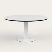 Recess Guest Table | Round Table | Collaboration Desk, White / White