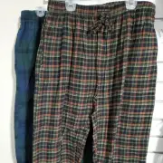 Men's pajamas bottoms XL Cotton Super Soft Flannel Pants, 2 Pack
