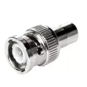Two PC's Coaxial BNC Male to RCA Female adapter