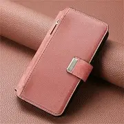 for Samsung S22 S23 S24 Ultra S20 FE S21 S 22 Ultra S10 Plus Wallet Leather Cover for Samsung Galaxy Note 20 Case,Pink,for Samsung Note 20