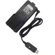 USB Charger Cable with Indicator Light for BF-UVB3 UV-X9 UV-10R S9 PLUS UV-860