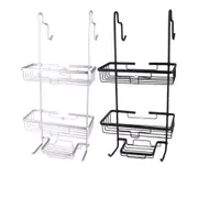 D.Line Aluminium Over the Door Shower Caddy - Silver
