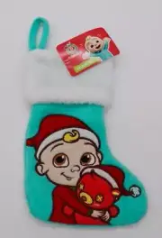 Cocomelon JJ & Teddy Bear Christmas Stocking by Ruz FREE SHIPPING New With Tags