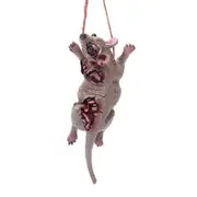 2PC Tricky Joke Fake Animal Shape Prop Halloween Toy Party Decor mouse