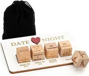 Date Night Dice for Couples Fun Night Dating Decision Dice Date Night Ideas Dice Food Decision Dice Love Dice Valentine's Day Anniversary Birthdays Gifts Gifts for Boyfriend-Girlfriend