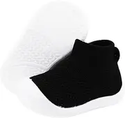 [OJOYCEE] Baby Toddler Sock Shoes, Non-Slip Soft Infant Toddler First Walking Shoes Mesh Breathable Kids Slippers with Soft Rubber Sole for Boys Girls Lightweight Slip-on Sneakers Baby Trainers Indoor Outdoor