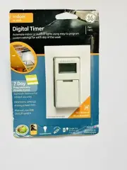 GE Digital 7 Day Programmable Lighting Timer New, Sealed