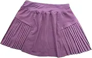 [Colaxi] Tennis Skirt Women's Pleated Skirt Short Skirt Streetwear with Pocket Activewear Shorts Golf Skorts Skirts for Running Golf Workout Home Gym