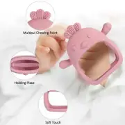 Baby Teether Gloves Silicone Anti-Eating Hand ​Molar Massage Gums B